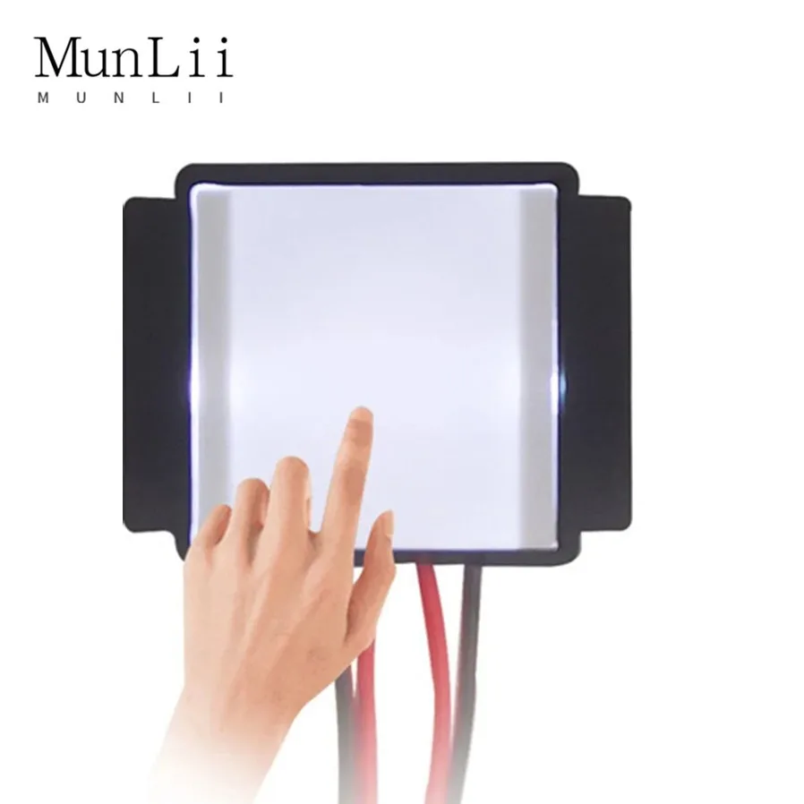 MunLii Mirror Touch Switch DC 12V 24V Bathroom Mirror Makeup Mirror LED Monochrome Tricolor Electrodeless Dimming Switch