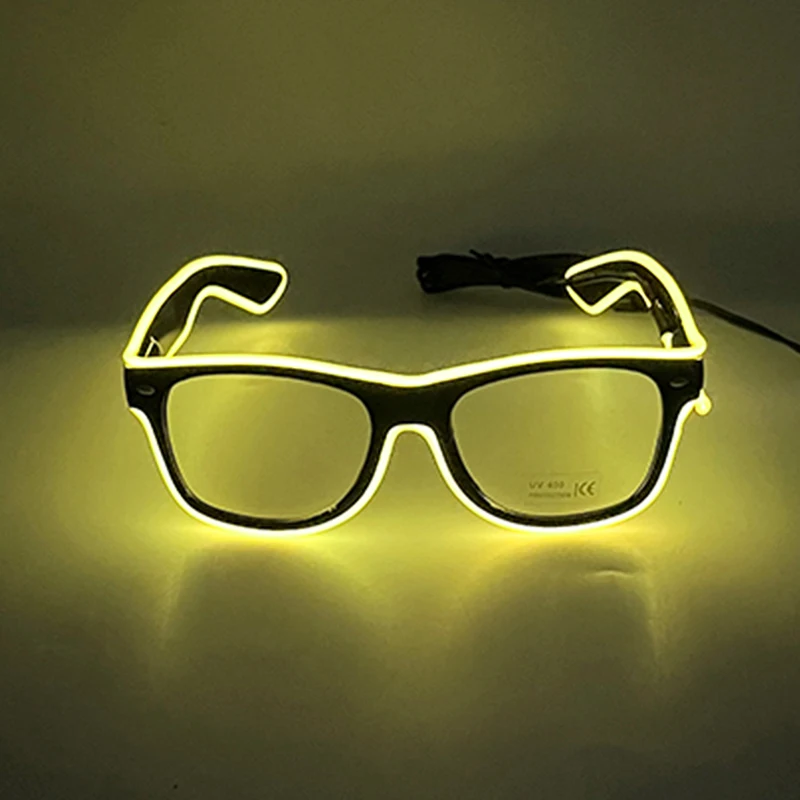 

High Quality Trendy Fashionable Glasses Men Women Decoractive Sunglasses Light Up Nightclub Bar Music LED Glasses Decor Eyewear