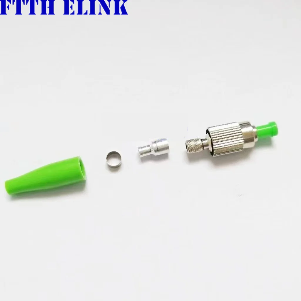 optical fiber connector kits FC/APC 335um ceramic ferrule with 3.0mm boot FTTH Non-standard connector free shipping 10pcs