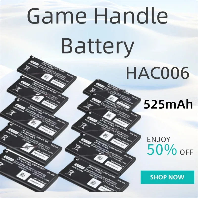 

3.7V HAC006 525mAh for Nintendo Switch HAC 006 HAC-015 HAC-016 HAC-A-JCL-C0 HAC-A-JCR-C0 Switch NS Game Handle Battery