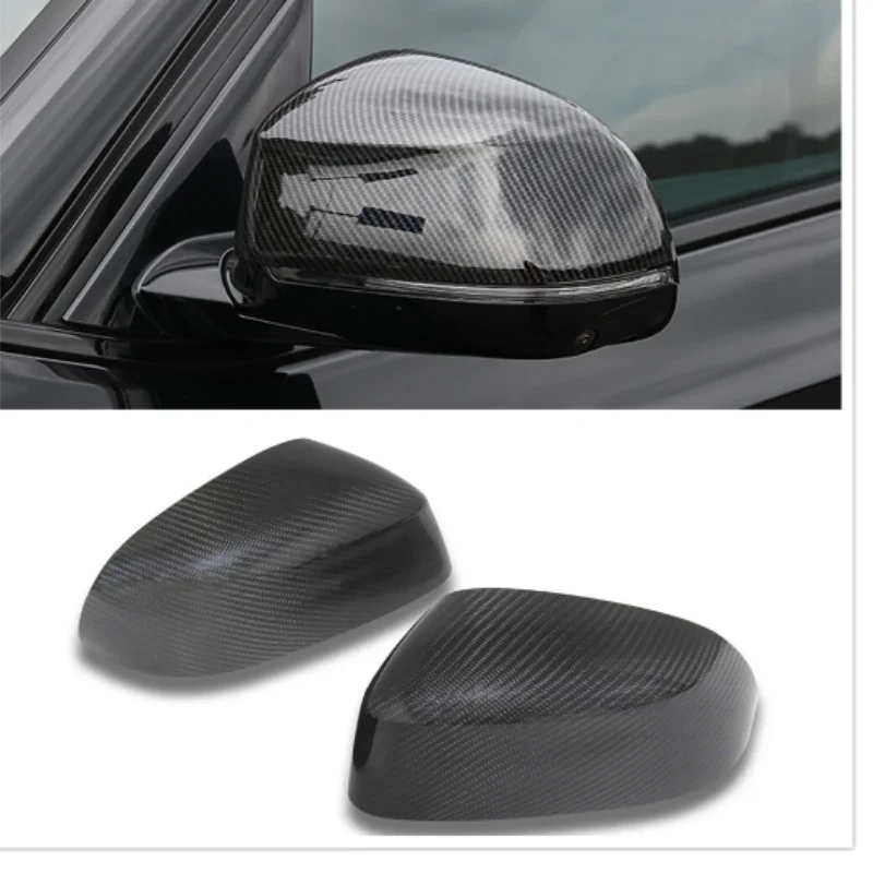 

Car Styling Exterior Rearview Mirrors Decoration For BMW X5 LHD Carbon Fiber Color Reversing Mirror Cover Trim2019-2021