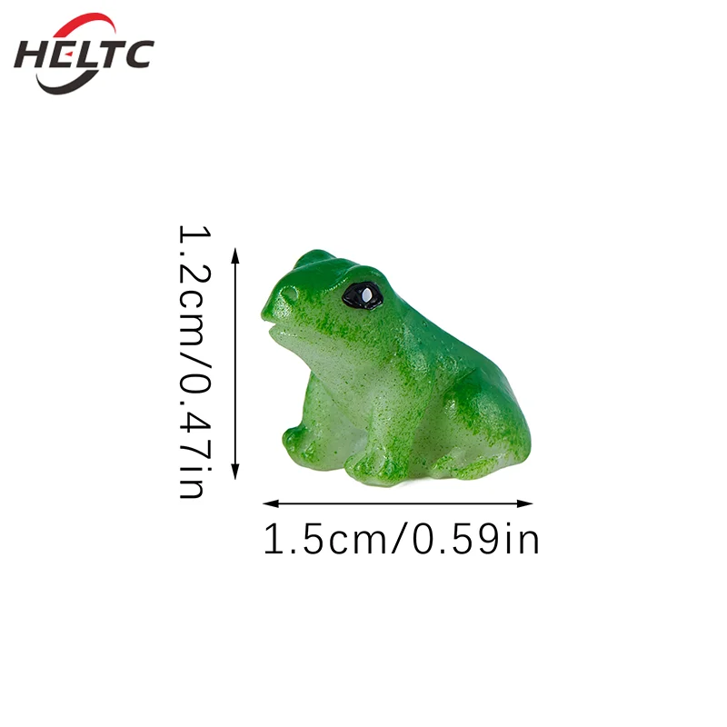 5/10Pcs Mini Frog Statue,animal Model,fairy Tale Garden Micro Landscape,resin Crafts,home Decoration Accessories,party Decoratio