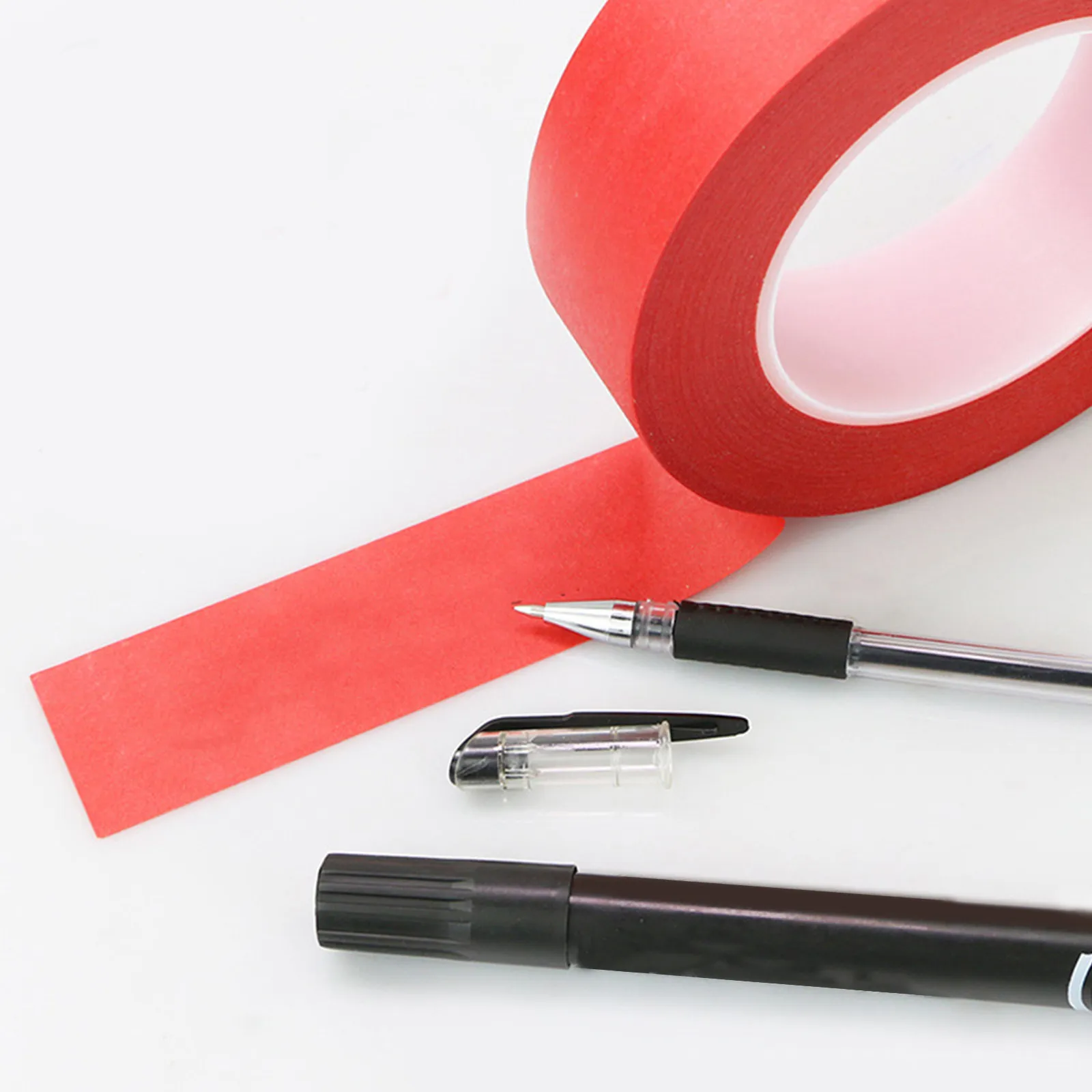 3-red-masking-tape-high-temperature-resistant-adhesive-craft-paper-tape-for-painting-diy-projects-kids-art-activities