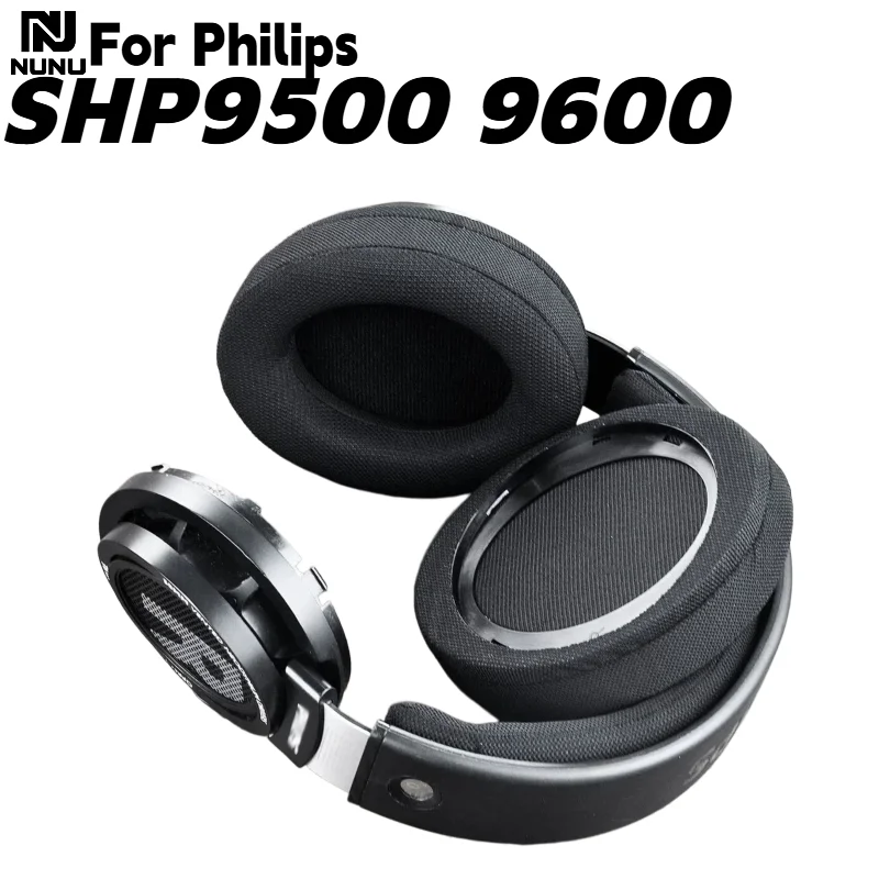 Ersatz-Ohrpolster aus Mesh-Memory-Schaum/Kopfbügelkissen für Philips SHP9500 SHP9600 Kopfhörer