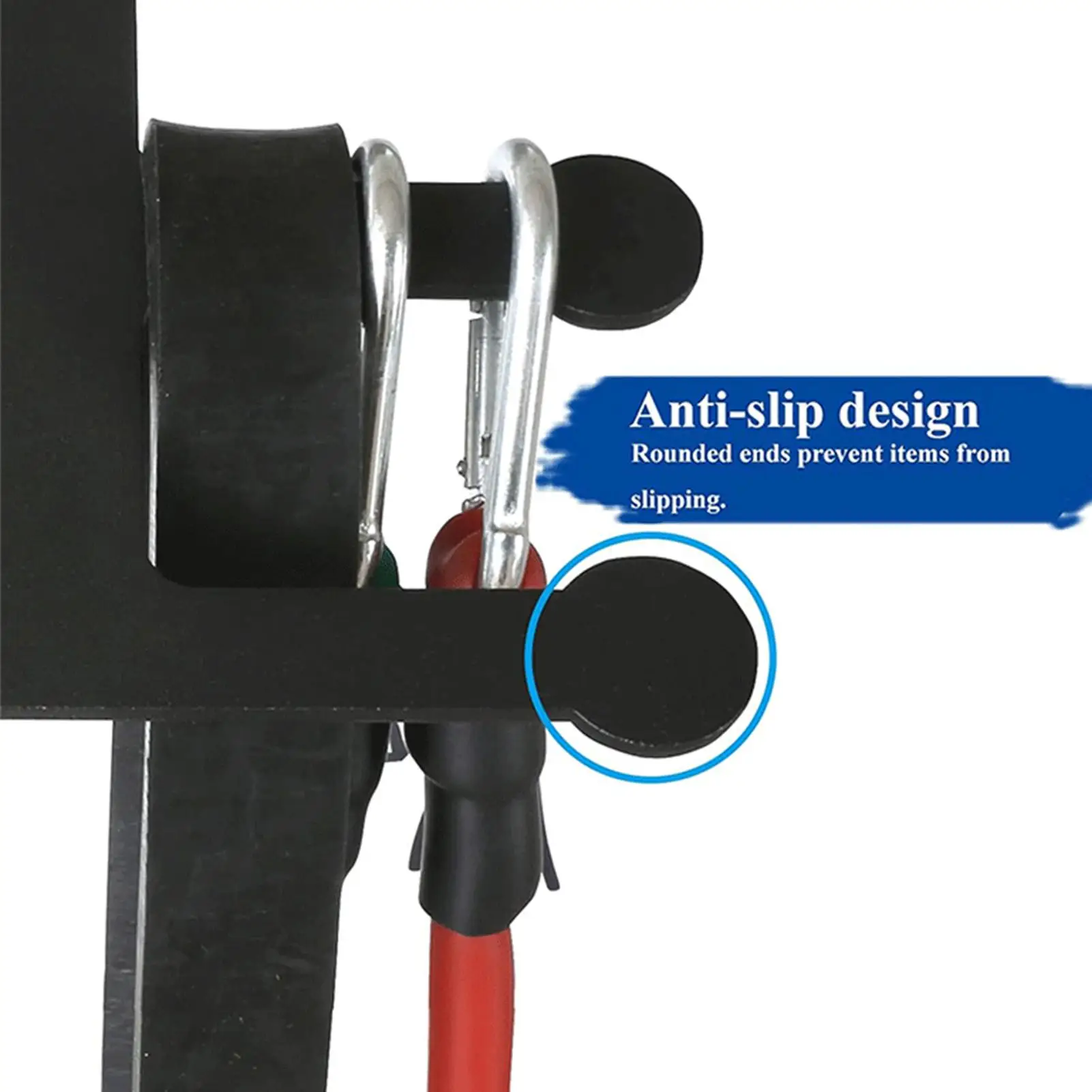 Colgador multifuncional de Metal para almacenamiento de pared de gimnasio, equipo de gimnasio, colgador de pared de Metal para entrenamiento físico, rutina para el hogar