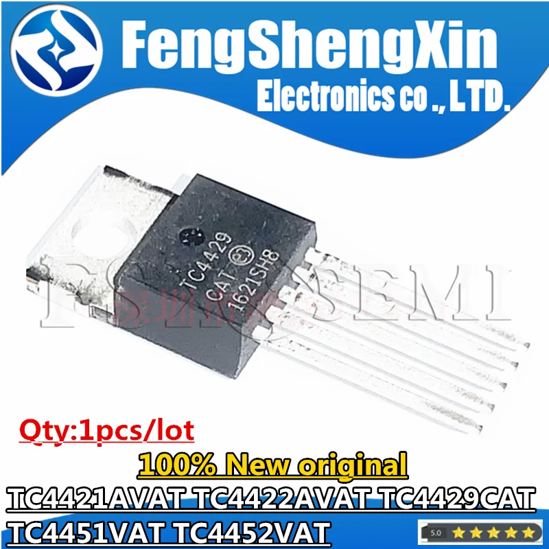 

1pcs 100% New TC4421AVAT TC4422AVAT TC4429CAT TC4451VAT TC4452VAT TC4421A TC4422A TC4429 TC4451 TC4452 TO220 Chips