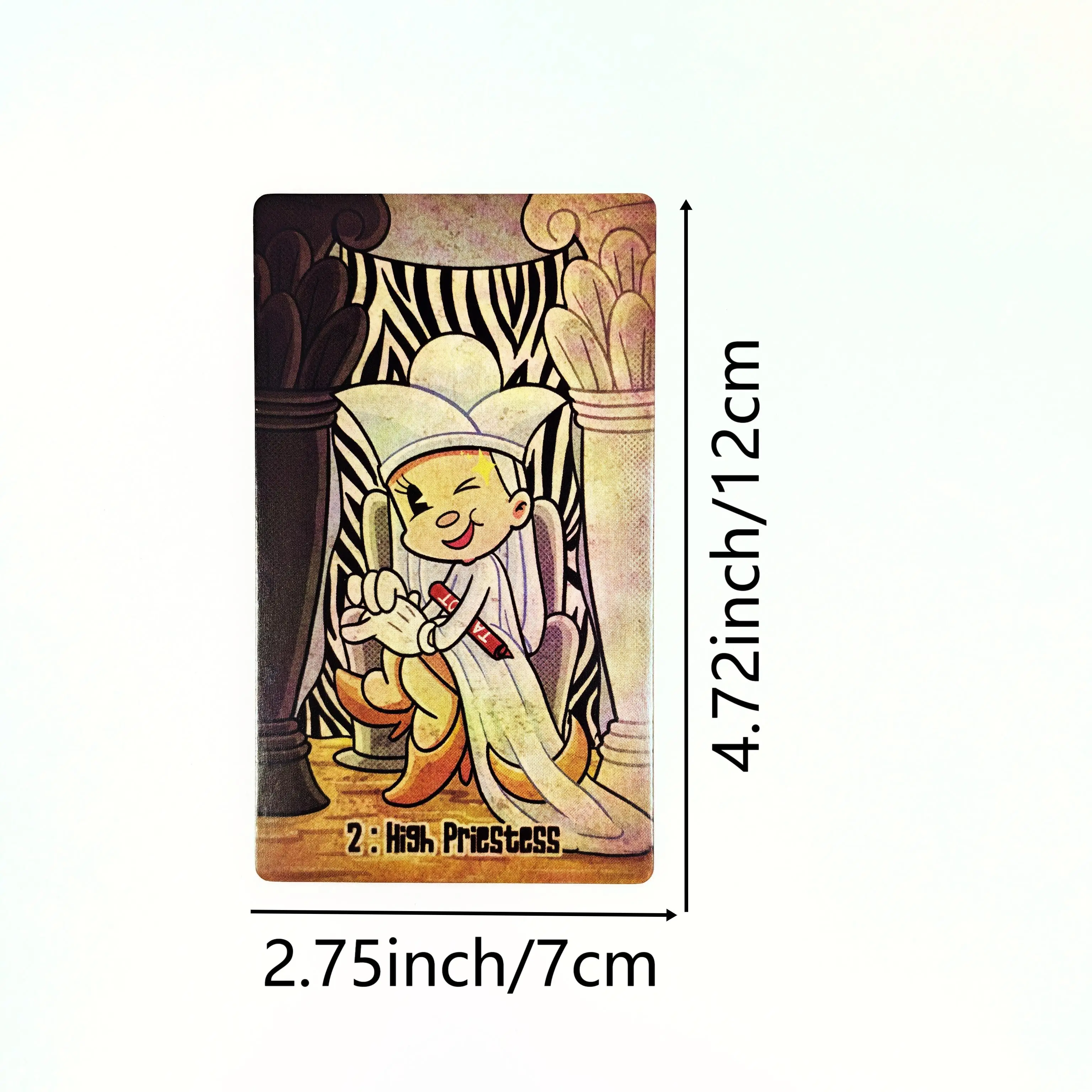 حار بيع جديد 12x7 سنتيمتر المدرسة القديمة بطاقات التارو 78 سطح السفينة أوراكل الترفيه بطاقة الترفيه الأسرة جمع العرافة مجلس لعبة #2