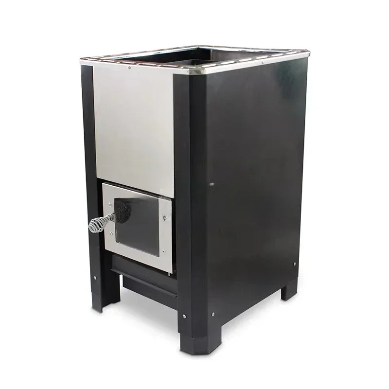 Commercial firewood stove Sauna stove Heater Wood burning stove 15KW chimney