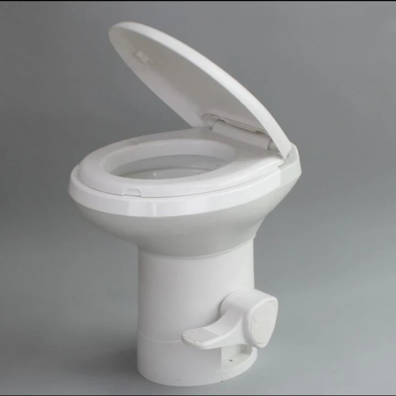 

portable toilet camping toilet plastic Foot-operated RV outdoor toilet for caravan