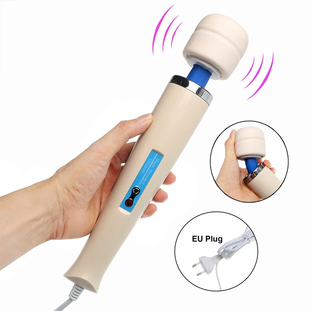 31cm Big Magic Wand EU Plug Vibrators Women Masturbator Body Massager Clitoris Vagina Nipple Stimulator Erotic Toys For Sex Shop