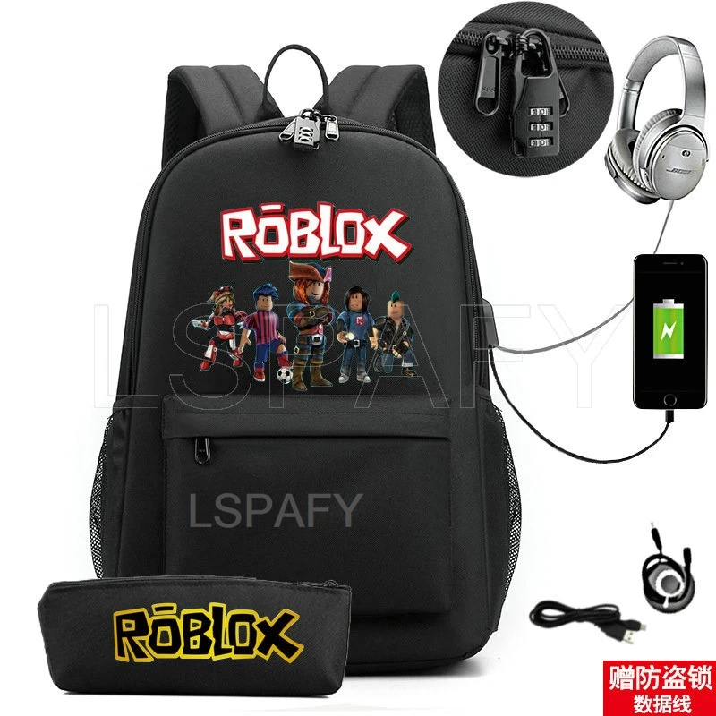 conjunto-de-mochila-escolar-antifurto-para-criancas-com-estampa-do-jogo-roblox-2-pecas-mochila-e-estojo-para-meninos-e-meninas