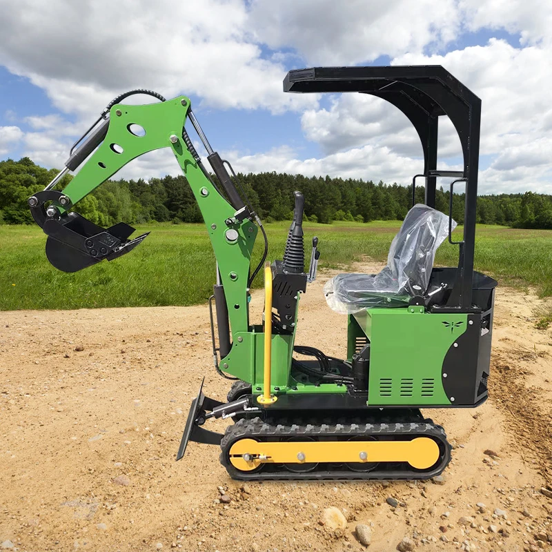 Factory Prices  Customizd Compact 0.8 tons Mini Excavator Portable Crawler Mini Excavatore