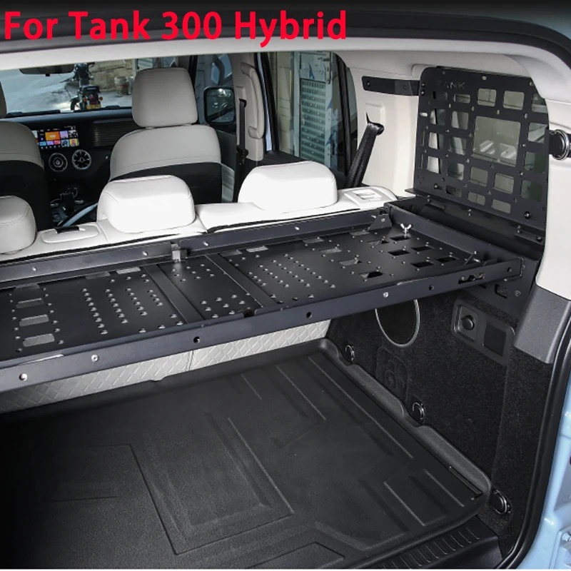 For Great Wall Tank 300 Hybrid Trunk Storage Rack Modification Trunk Storage Interior Expansion Aluminum Alloy Accessories