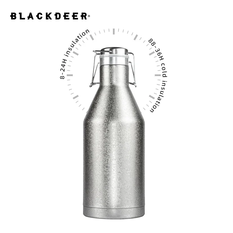 BLACKDEER Black-deer Large Capacity Thermos Water Bottle For Tea Thermal Mug Stainless Steel Cup Vacuum Flask Insulated double