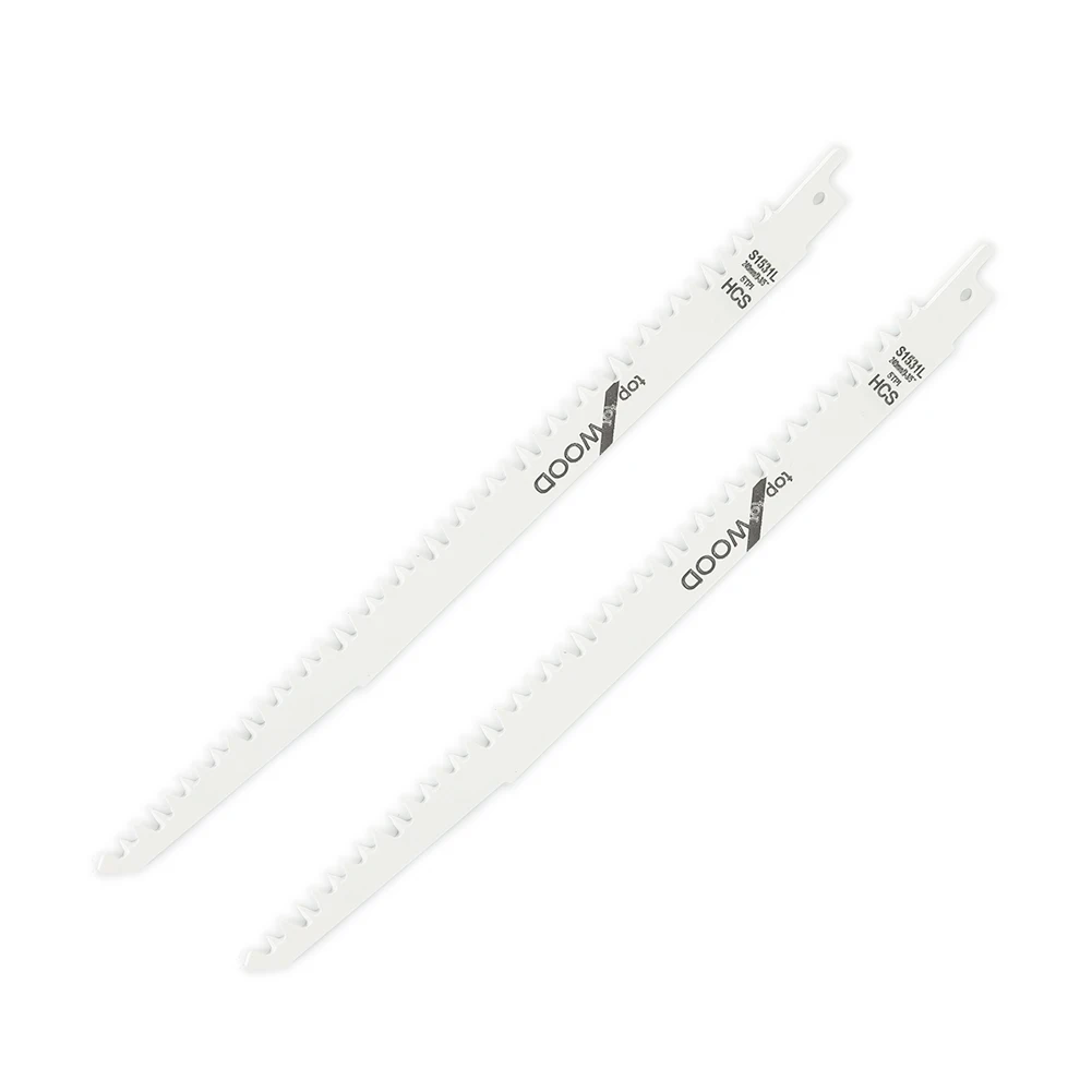 สําหรับตัดไม้อุปกรณ์เสริมโลหะสูงเหล็กคาร์บอนเครื่องมือ 2pcs ใบเลื่อยลูกสูบชุด S1531L 9.5 \ "240 มม.คุณภาพสูง