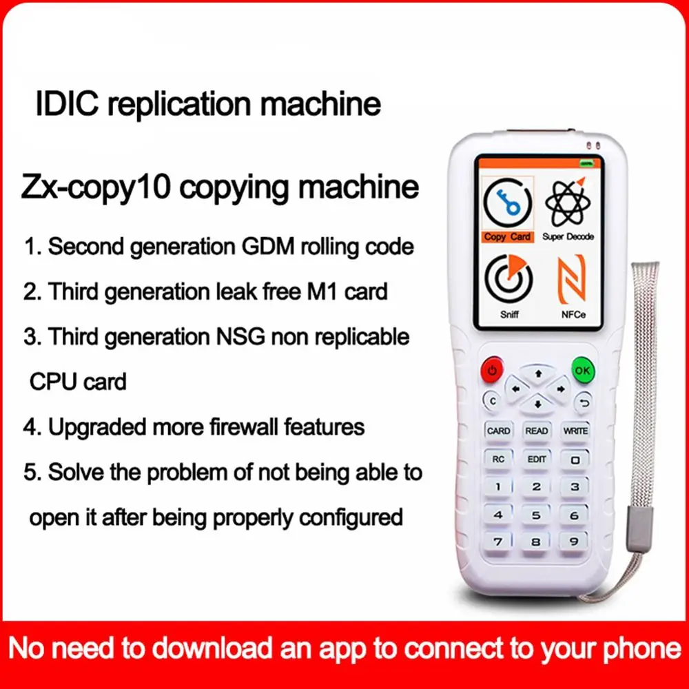 

(A32M) Дубликатор RFID 125 кГц 13,56 МГц, считыватель/записыватель ID/IC карт доступа, декодер, копировщик смарт-карт, NFC-копир