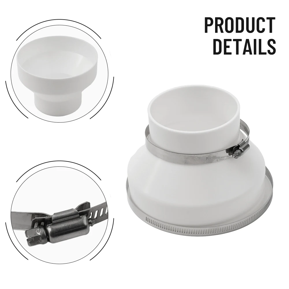 

Переходник-редуктор для вентиляционных труб, для соединения выхлопных каналов 150 мм и 100 мм в домашних условиях, на кухне и в офисах