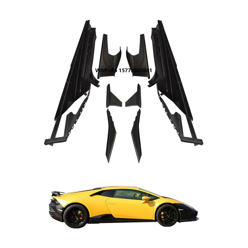 

For Lambor Car Modification Upgrades Carbon Fiber Side Skirts