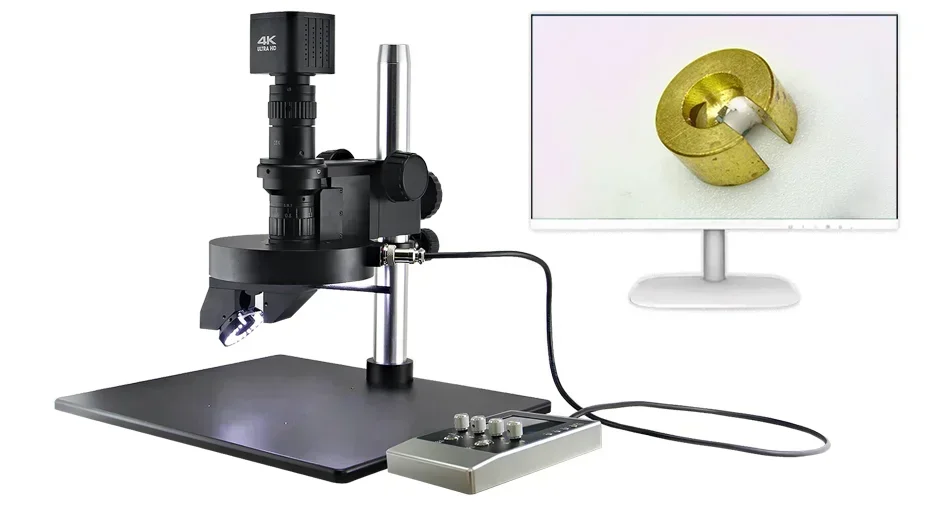 Ft-Opto FM3D0325AM Motor Smart  360 degree rotation 3D digital Video 4K camera measuring video Microscope