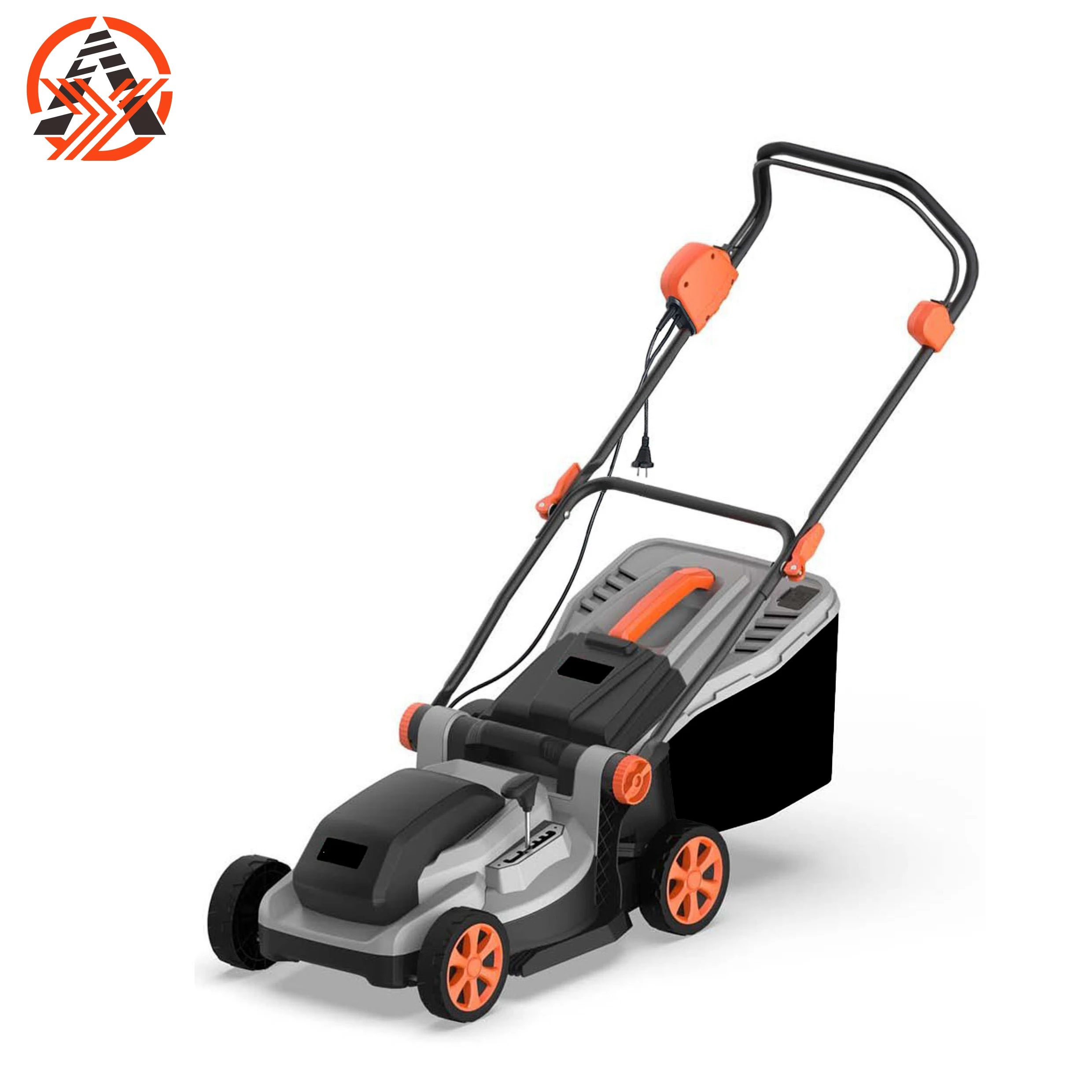 Factory-Sold Corded Self-Propelled Lawn Mower 340mm with 6 Cutting Height Setting 220-240V