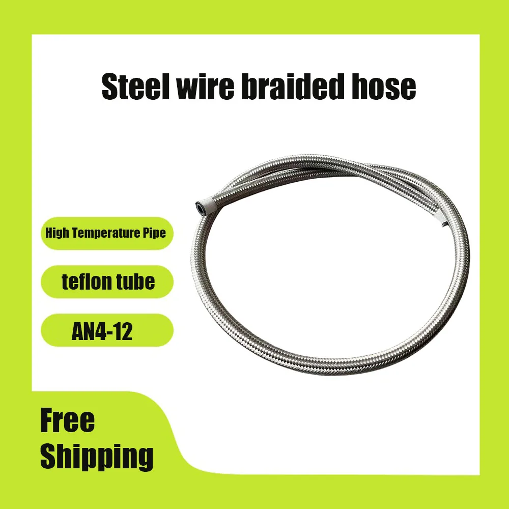 

Steel Wire Braided Oil Cooled Pipe Cold Resistant Pressure Resistant Aging Resistant Automotive Motorcycle And Engine Radiator