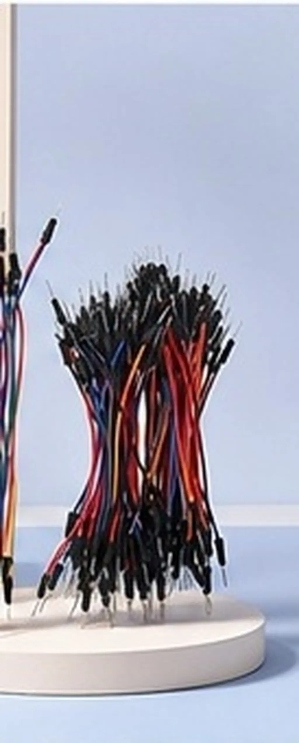 130Pcs Breadboard Jumper Wire Kit Assorted Lengths Multicolor Solid Copper Core for Circuit Building Prototyping Electronics