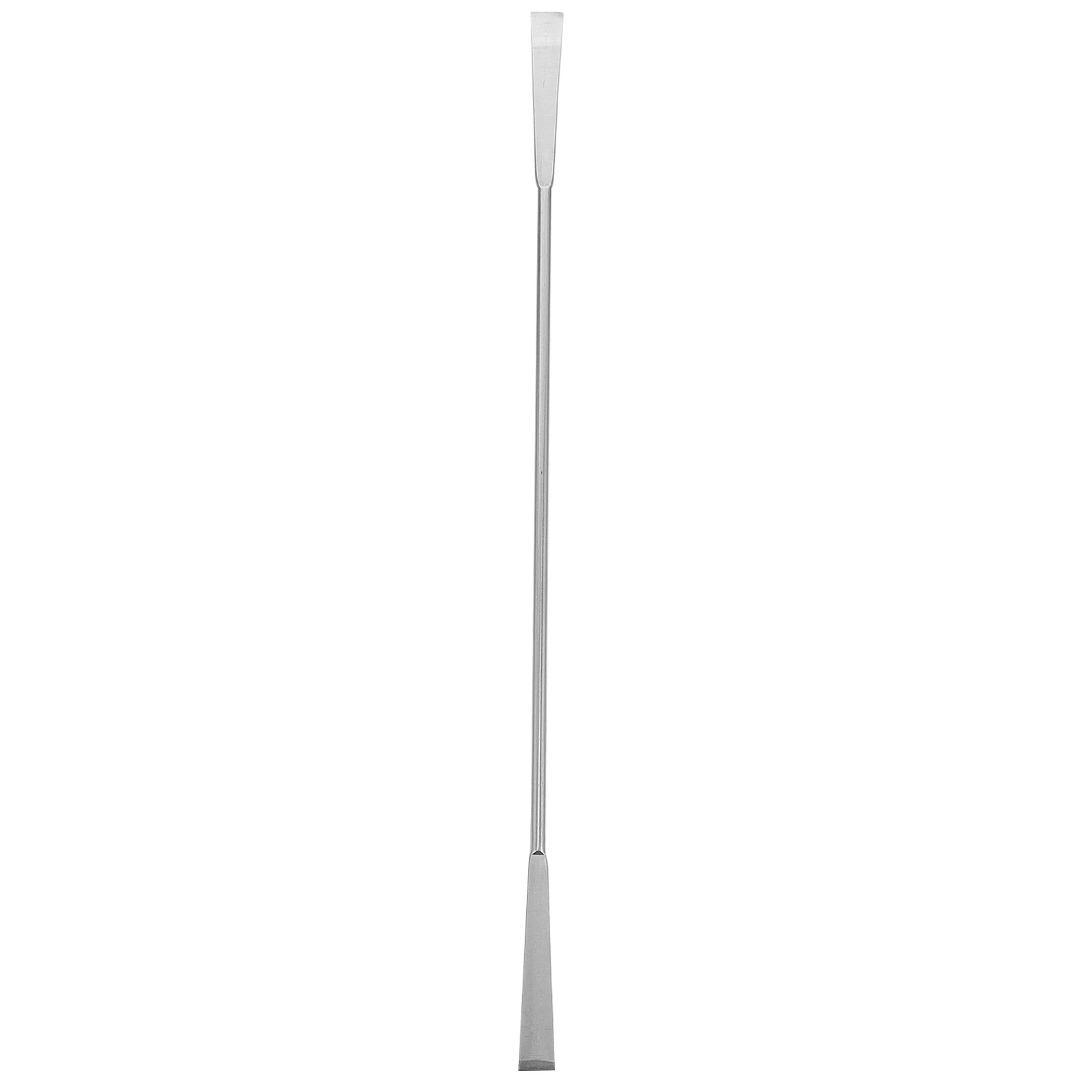 

20cm Stainless Steel Laboratory Scoops Double End Scraper Silver Powder Handling Equipment For Home Lab Restaurant Use
