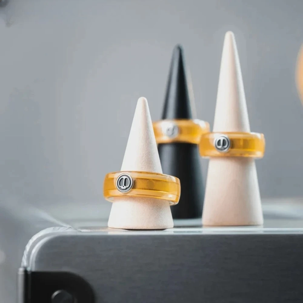 LAUTIE PEl-Amber 17mm/18.5mm/20mm Monteur-I Fidget Ring Spy Wars Serie Metalen Fidget Spinner Bureau Speelgoed LIMITED EDITION