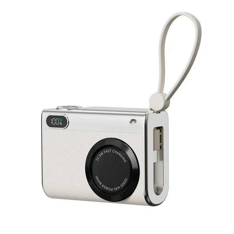 

Power bank comes with its own cable, fast charging, mini portable large-capacity mobile power supply.