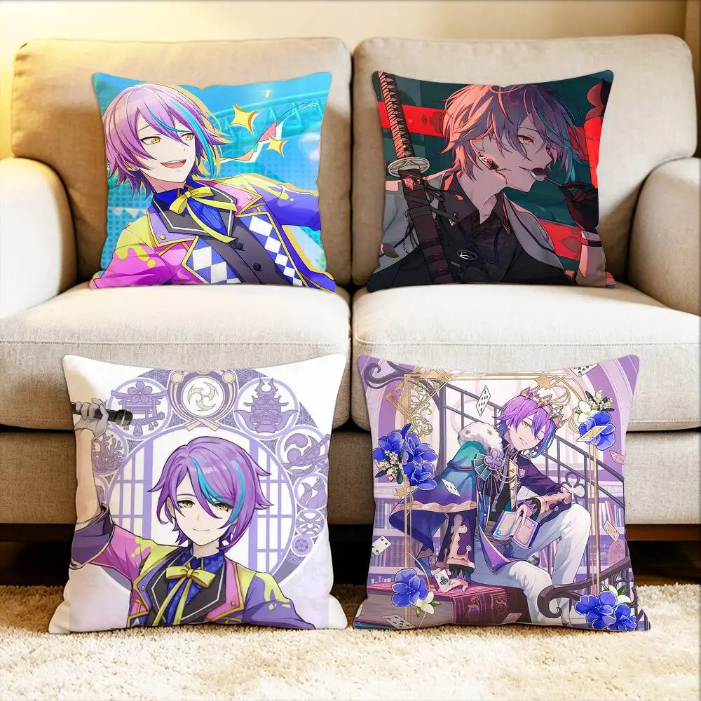 

Anime Character Kamishiro Rui Various Sizes Square Pillow Case For Car Home Bedchamber Decor