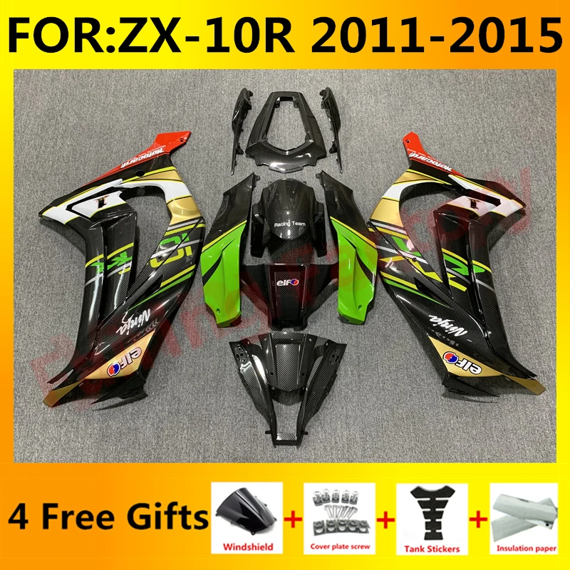 

NEW ABS Motorcycle Fairings Kit fit for Ninja ZX-10R ZX10R zx 10r 2011 2012 2013 2014 2015 bodywork fairing carbon fiber paint