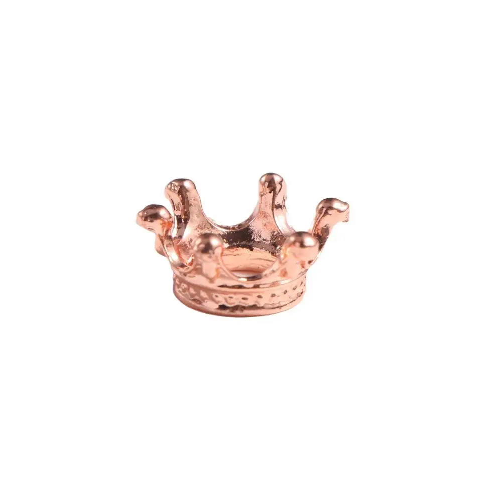 

Model Toys Mini Metal Crown Model Decorating Ornaments Dollhouse Miniature Metal Crown Alloy Silver