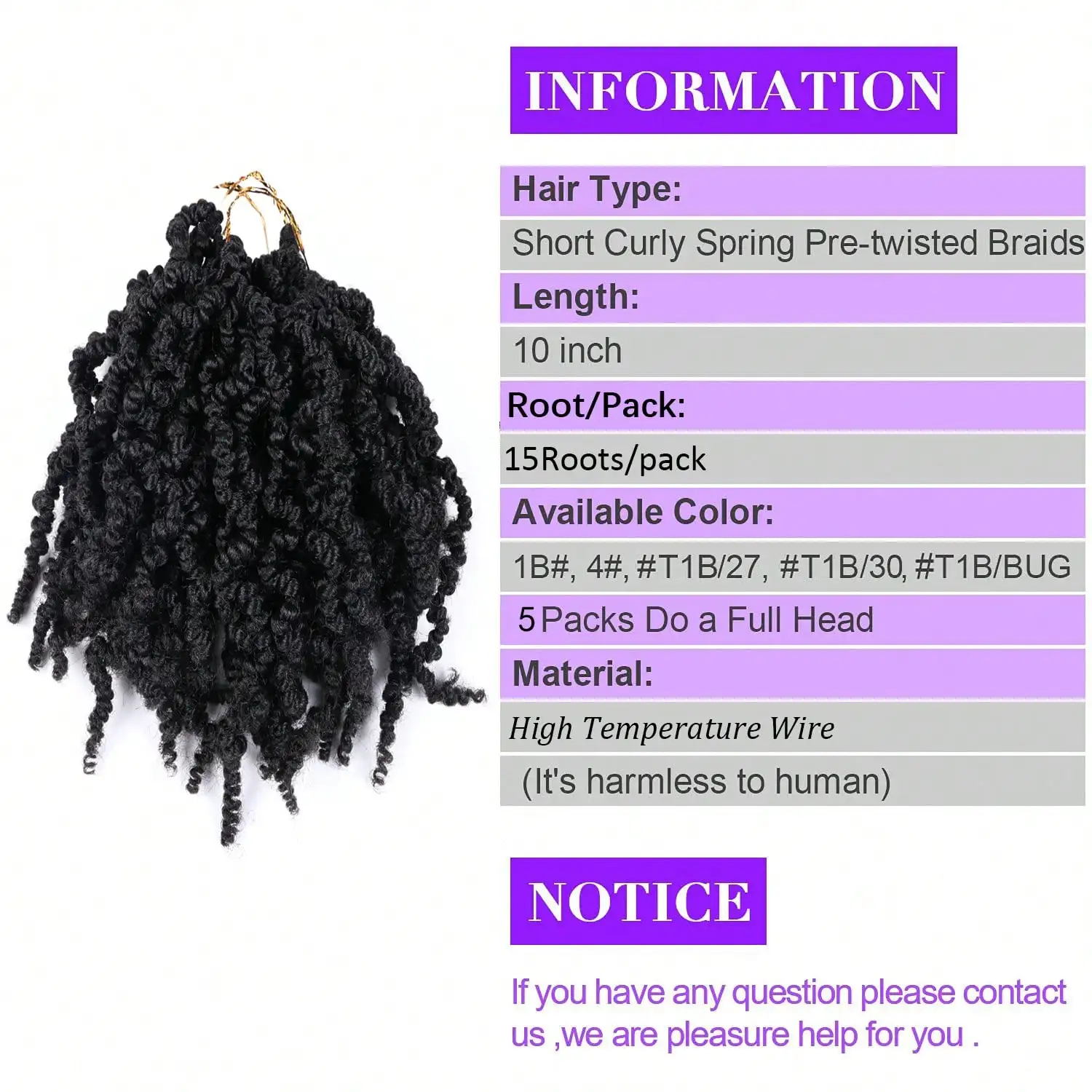 春のミニツイストボブパッションクロシェブレイズ10インチショートカーリー合成ブレイドヘアエクステンションオンブレカラー15本/パック