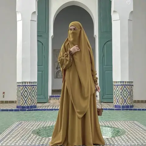 Eid Djellaba Hijab Abaya Ramadan Moslim Vrouwen Gebed Jurk Turkije Kaftan Gewaad Khimar Jalabiya Islam Kleding Arabische Kaftan Jurk