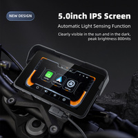 5 Inch Motorcycle IPS Screen Portable Navigation GPS Wireless Carplay Android Auto IP67 Waterproof for Honda YAMAHA BMW Suzuki