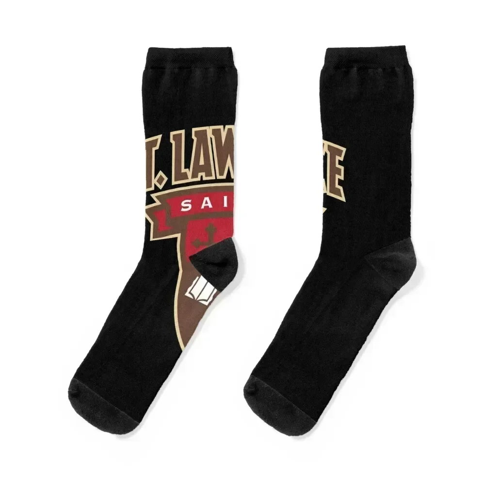 

St. Lawrence saints Socks Christmas men cotton high quality Antiskid soccer Men's Men Socks Women's