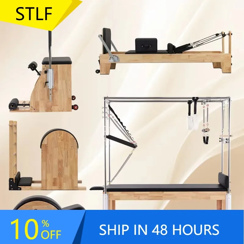 YTYIN Custom Pro Yoga Pilates Equipment Adjustable Oak For Home Fitness And Body Building For Pilates Studio Use