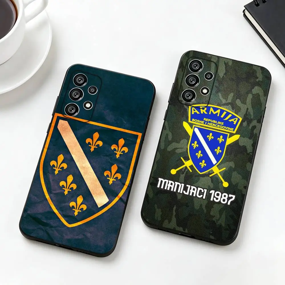 Bosnia and Herzegovina passport  Phone Case For Samsung S25,S24,S21,S22,S23,S30,Ultra,S20,Plus,Fe,Lite,Note,10,Black Cover
