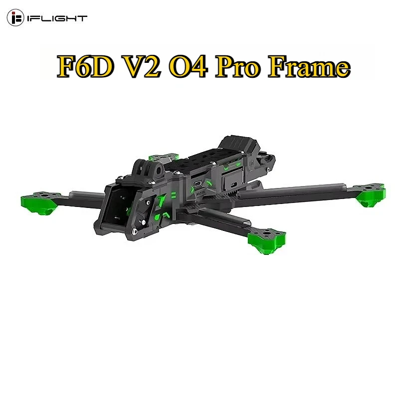 

iFlight Nazgul Evoque F6D V2 O4 Pro FPV Frame Kit 6inch F6D (DeadCat) 223mm Wheelbase with 6mm Arm RC FPV Racing Drone