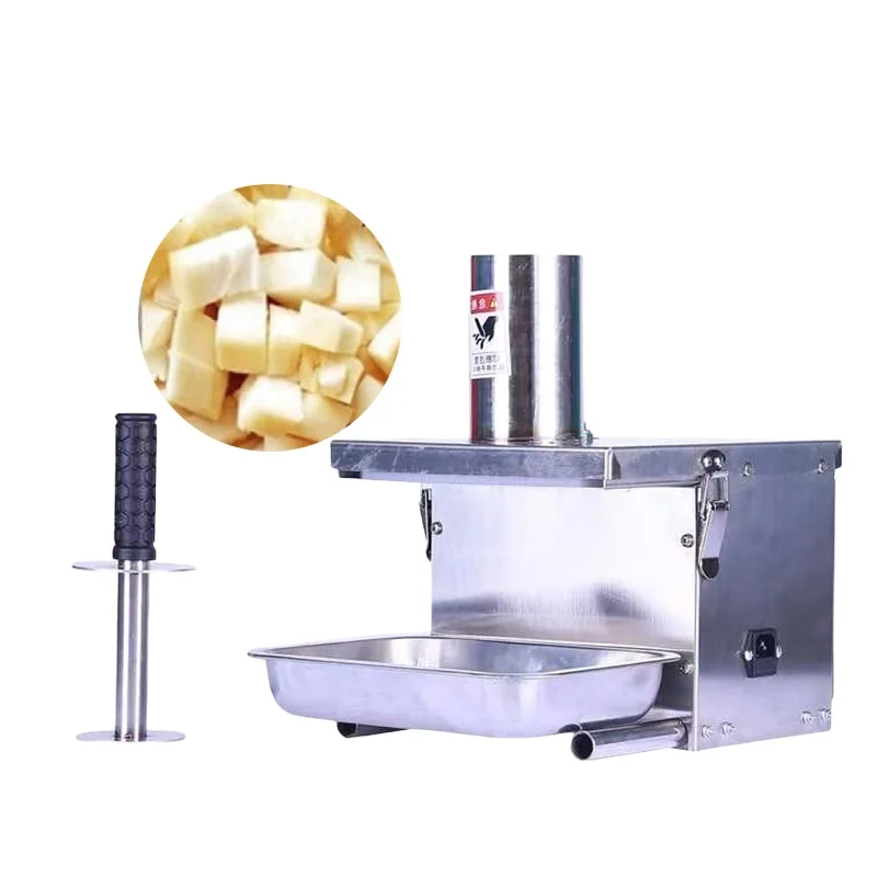 Commercial Stainless Steel Vegetables Electric Spinach Chopping Machine Garlic Onion Slicing Dicing Cutter