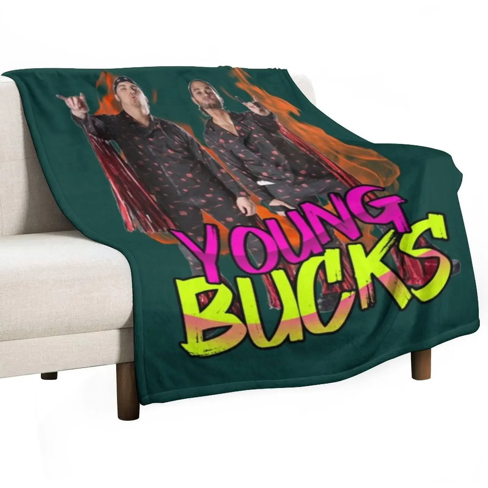 

Young Bucks Vintage Throw Blanket Decorative Sofas Decoratives Blankets