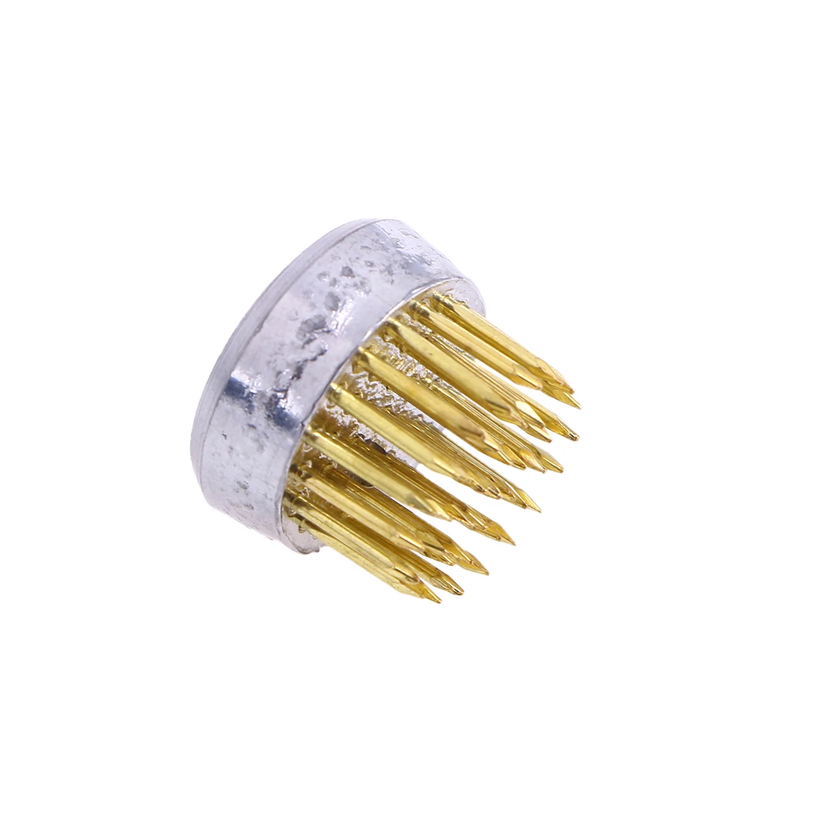 

Brass Flower Arranging Tool Ikebana Kenzan Gold Pin Holder Heavy Duty for Stable Floral Design in Vases Professional