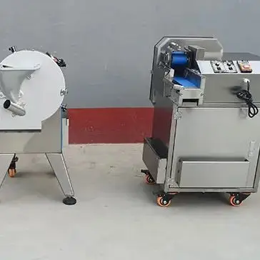 

Leafy Vegetable Scallion Chopper Onion Radish Cube Cutting Machine Potato Cucumber Shred Machine
