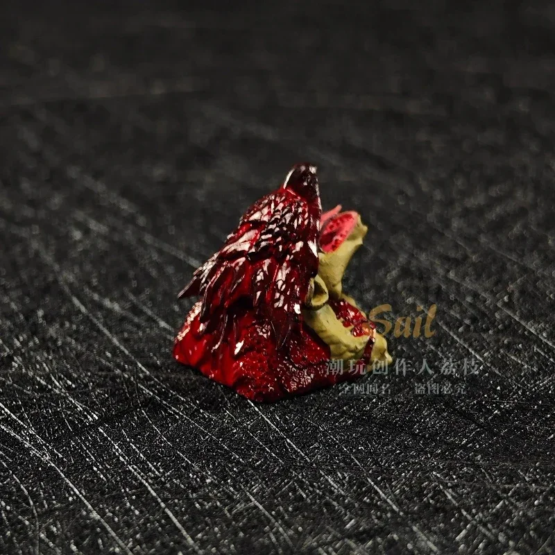 MonsterHunter Dragon Anime Artisan Point Keycaps Zinogre 3D Custom Handmade Gaming Decoration KeyCap for Mechanical Keyboard