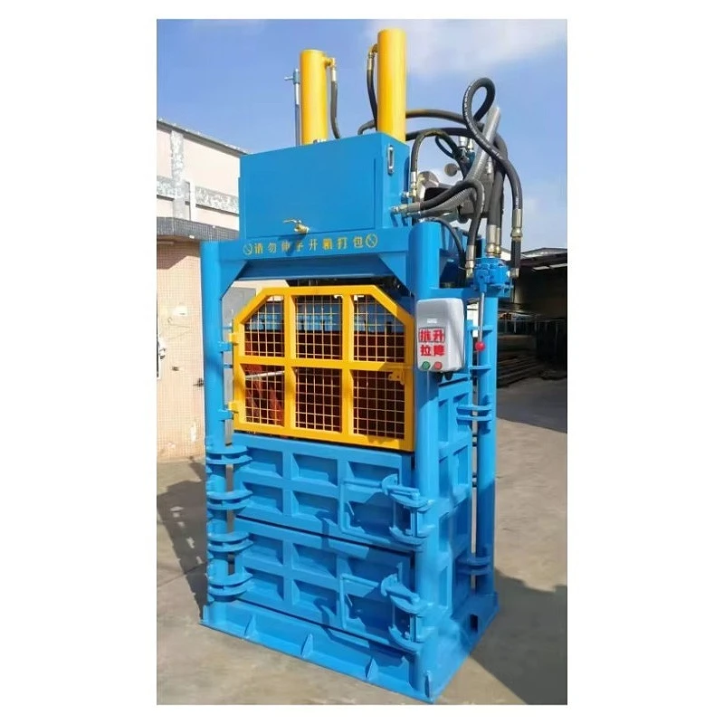 Vertical Hydraulic Baler Compactor Machine 20 Ton for Cardboard Plastic PET Bottle Scrap Press