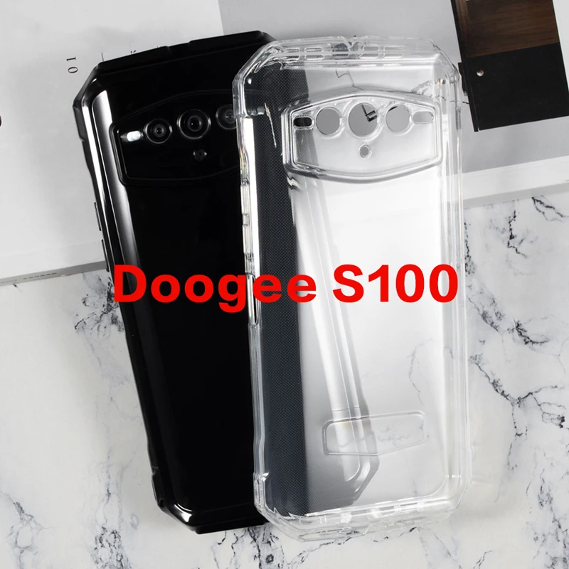 Shockproof Silicone Case For Doogee S100 Case Funda Soft TPU Transparent Phone Cover For Doogee S100 S 100 Doogee Bumper Shell