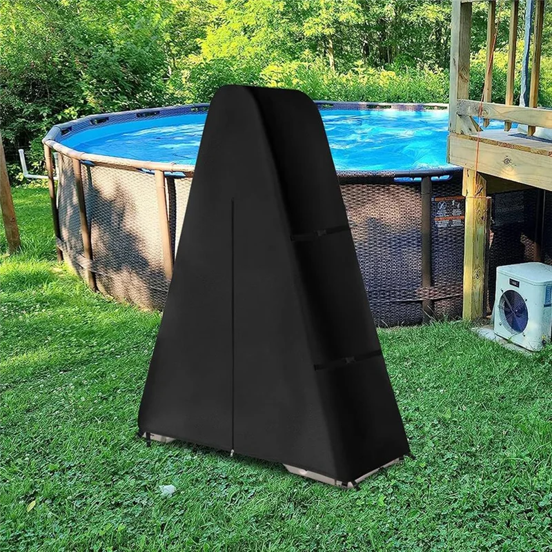 Superior-Outdoor Pool Ladder Cover,Heavy Duty Anti-UV Cover For Patio Swimming Pool ,Zippered Ladder Cover For A Frame Ladder
