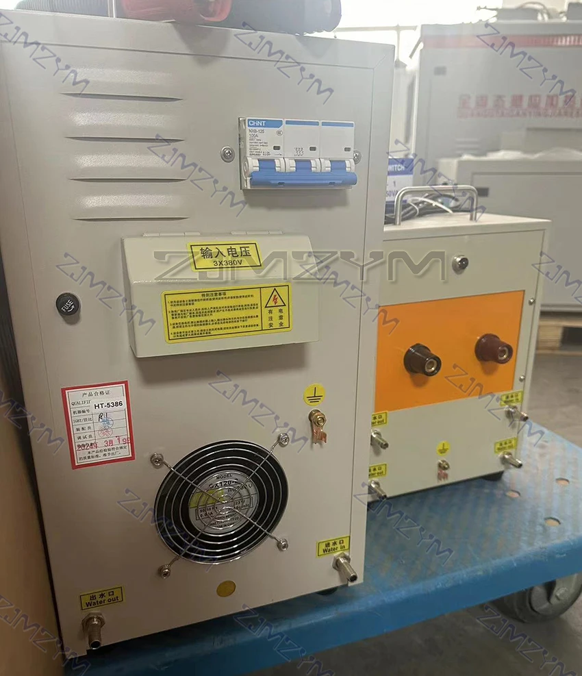Forno riscaldatore a induzione ad alta frequenza 40KW 30-80KHz 4000 °C macchina di riscaldamento ad alta frequenza 380V/220V
