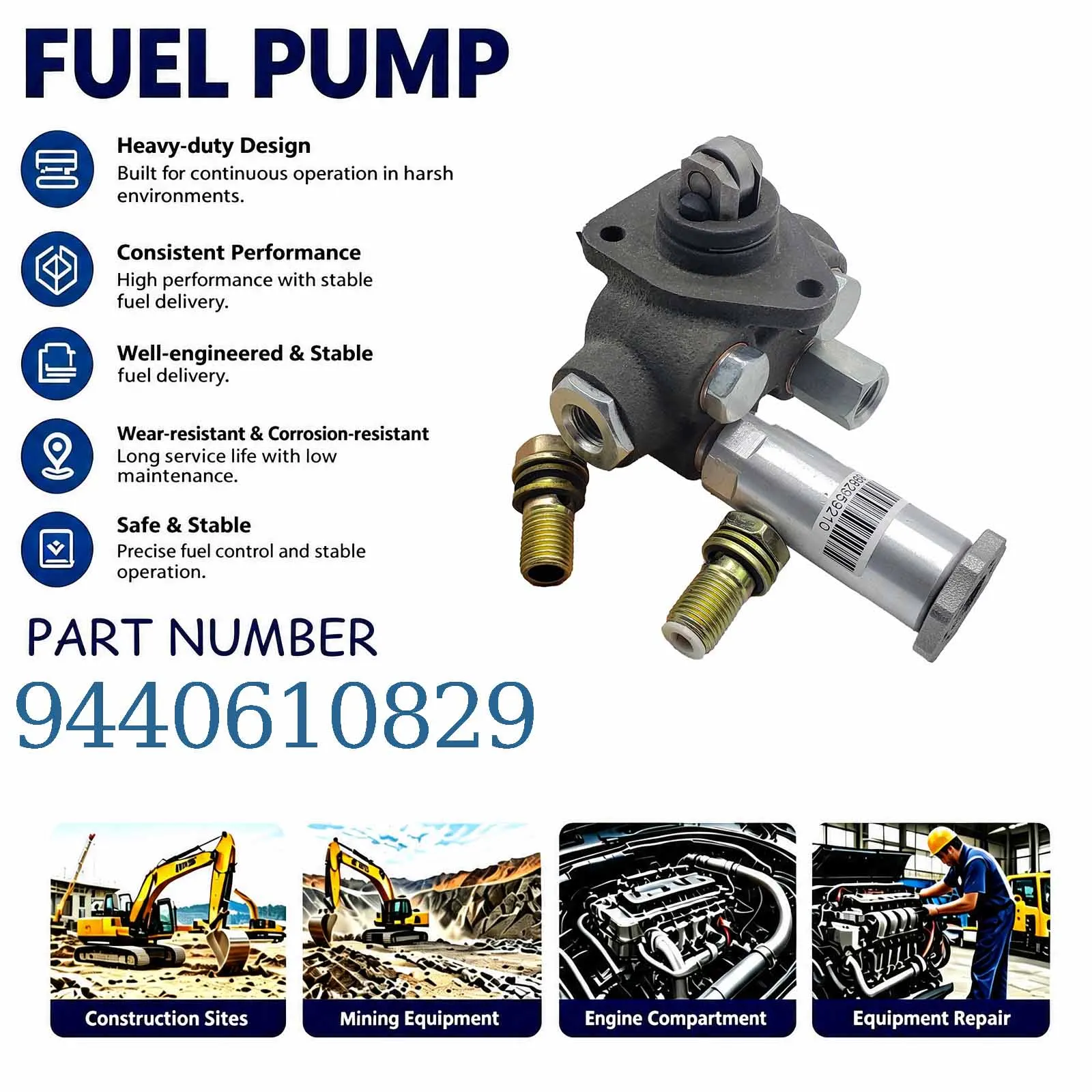 1157501401 Fuel supply pump Compatible for ISUZU 6HH1
