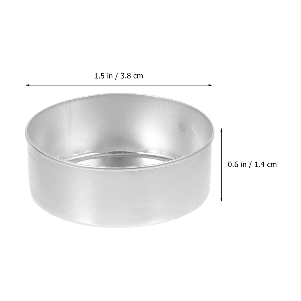 

50Pcs Electronic Cup Aluminum Tea Light Holders Empty Cases for Creative DIY Home Wedding Decoration